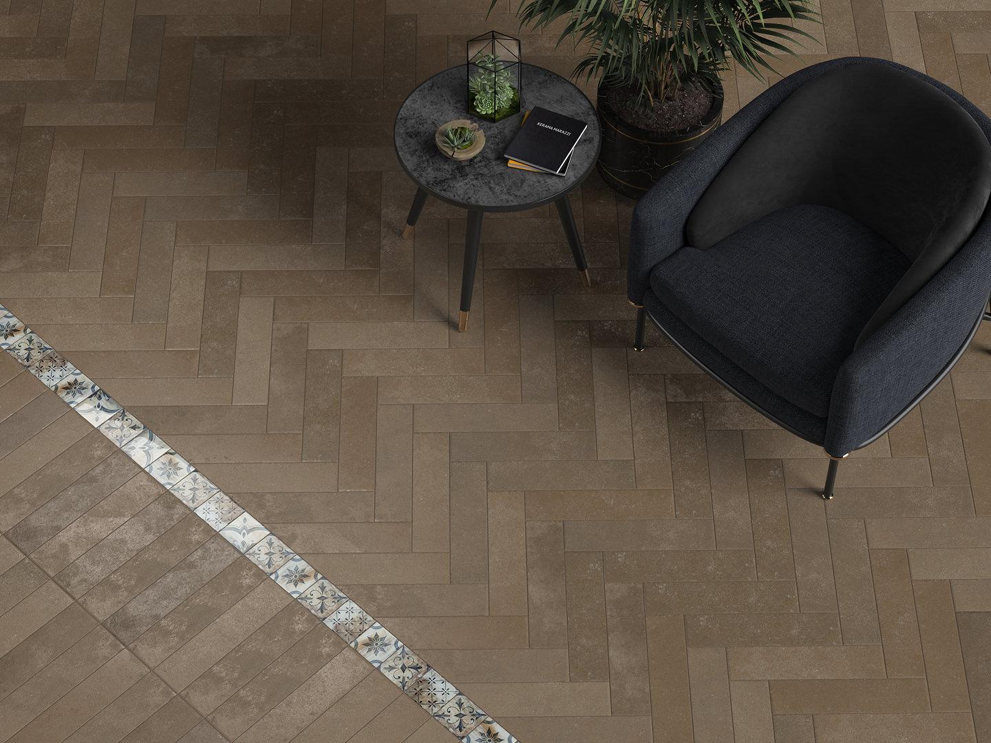 Вставка Kerama Marazzi VT\A236\1146 Декор Довиль 4 глянцевая 9,8x9,8