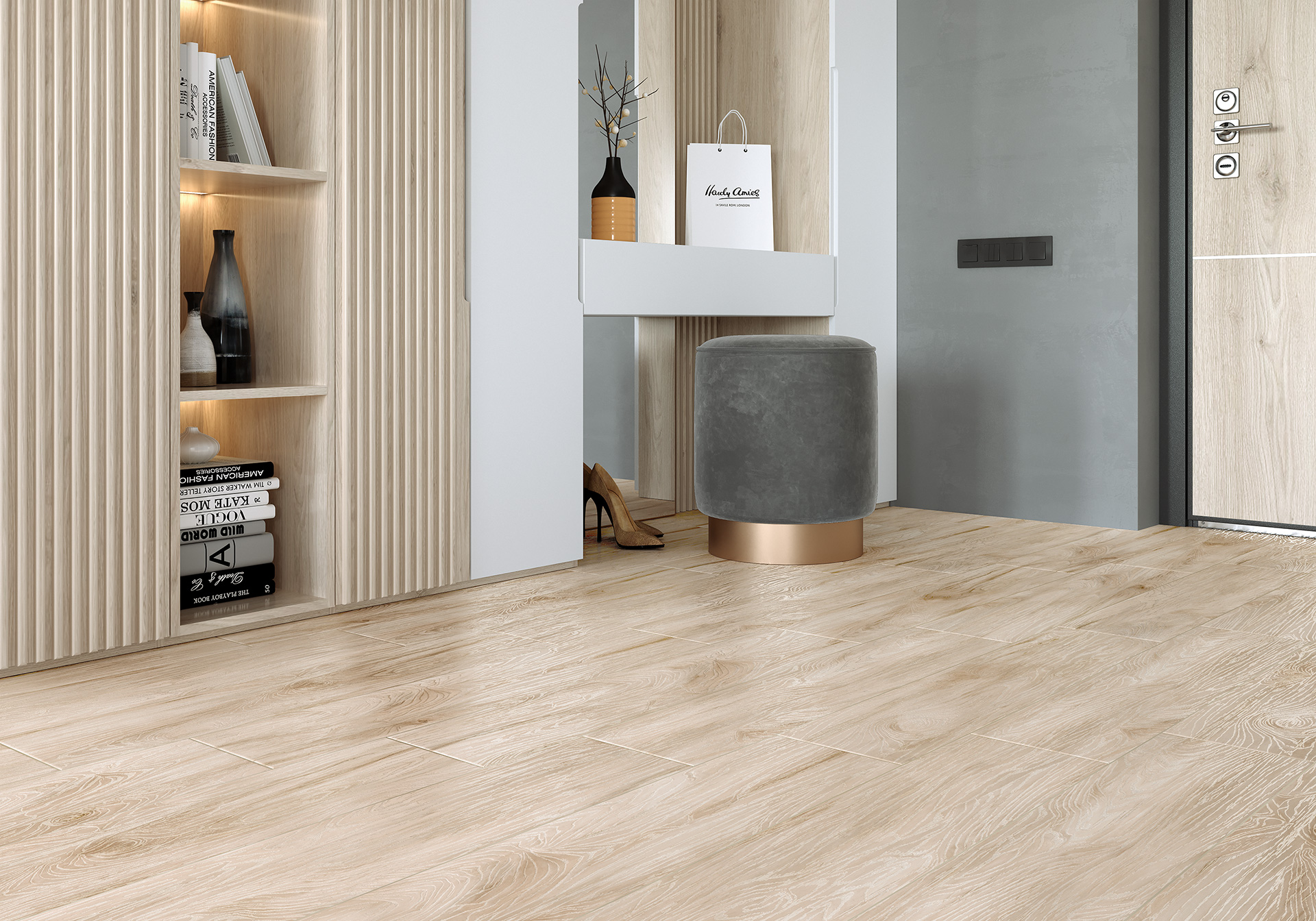 Керамогранит Alma Ceramica Эштон GFA92ATN44R коричневый 20x90