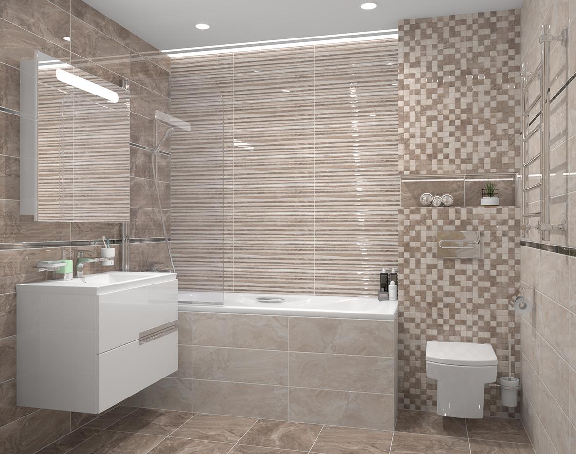 Мозаика Laparet Polaris серый 30x30 глянцевый