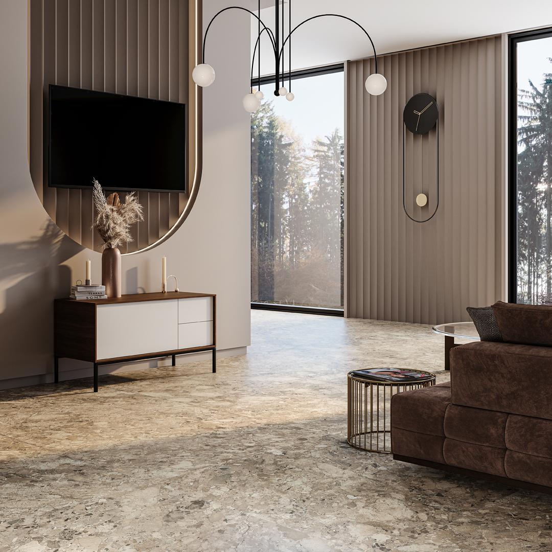 Ступень клееная DL503020R\GCF Ирпина бежевый обрезной 33x119.5