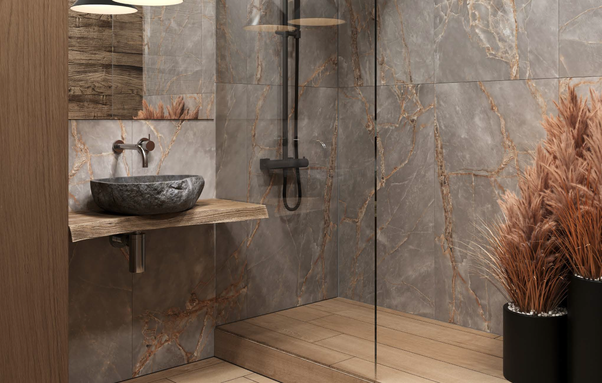 Мозаика Estima IN01 Ametis Intense Grey 30x30 серый непол./полир.