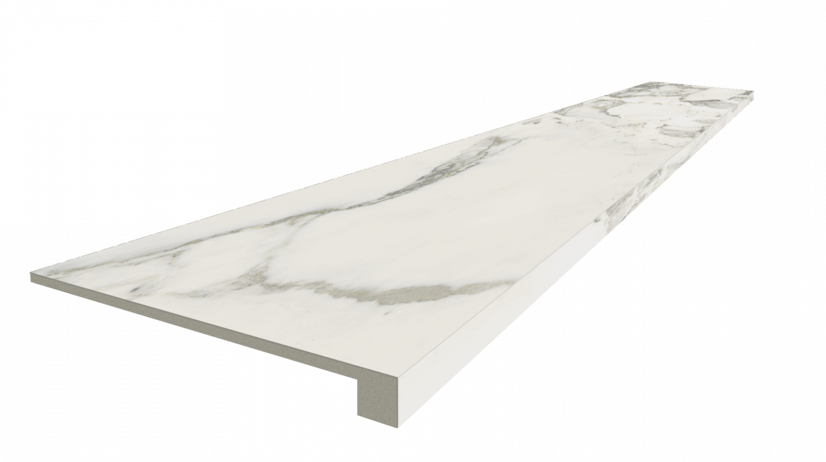 Ступень ColiseumGres Микеланджело Колд фронтальная 620070002498 серый 33x60