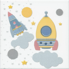 Декор Kerama Marazzi VT\A373\5009 Бон Вояж Ракета 20x20