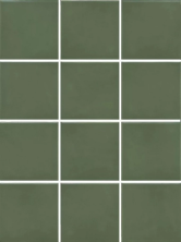 Керамическая плитка Kerama Marazzi KM1010G0050N Бахия зеленый глянцевый из 12 частей 29.8x39.8