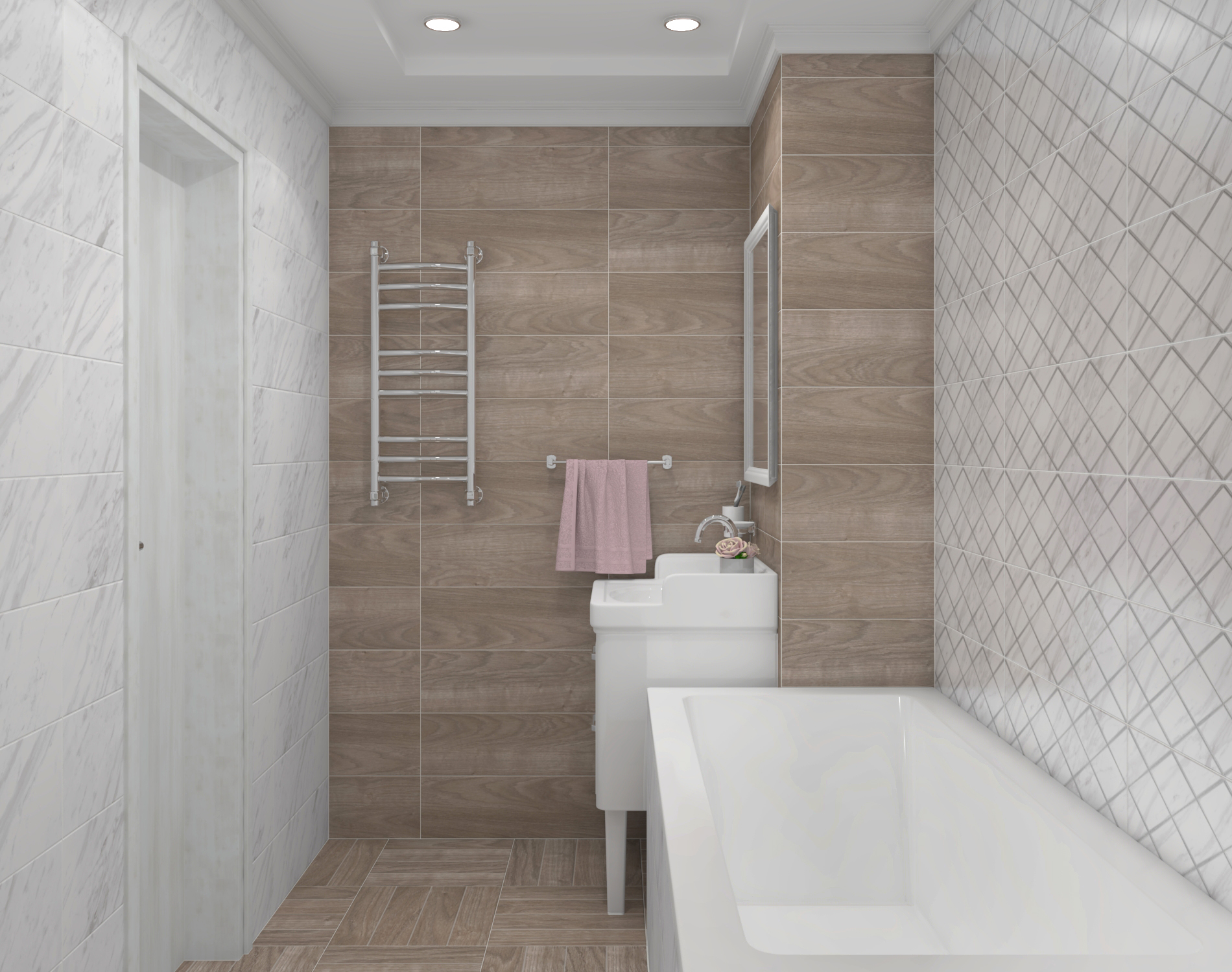 Керамогранит Laparet Terma белый 40x40 матовый