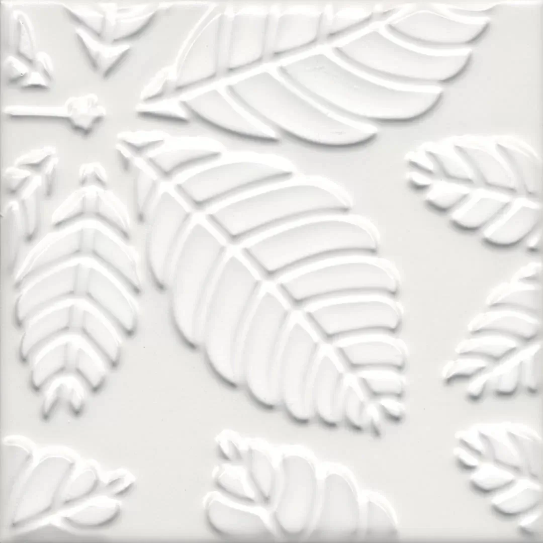 Декор Kerama Marazzi KMD2SFB001BN Агдаль 1 белый матовый структура 15x15