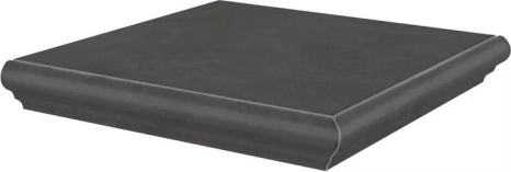 Ступень Kerama Marazzi KM4040G0041NGTA угловая Хадду серый темный матовый 34x34