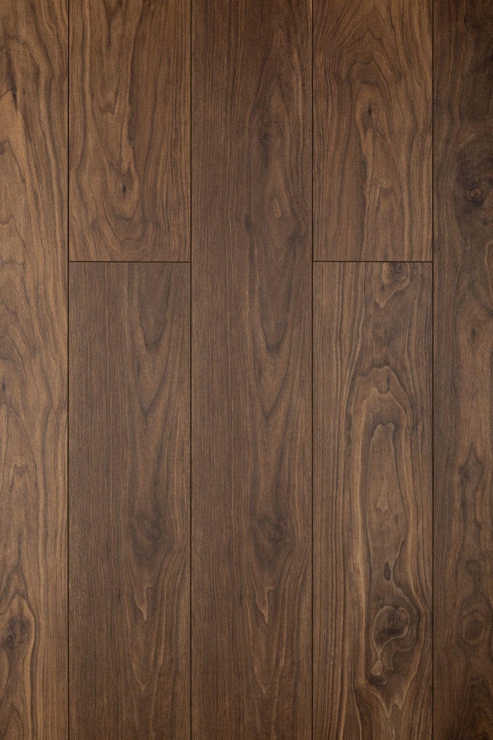 Кварцвиниловая плитка Aqua Floor Space Nuts XL AF4078NXL 1520x220 Орех Темный замковый кварц винил напольный