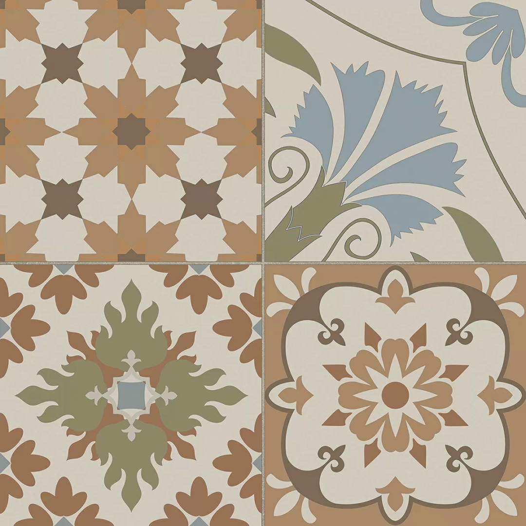 Керамогранит Estima Jam JA01 40.5x40.5 разноцветный