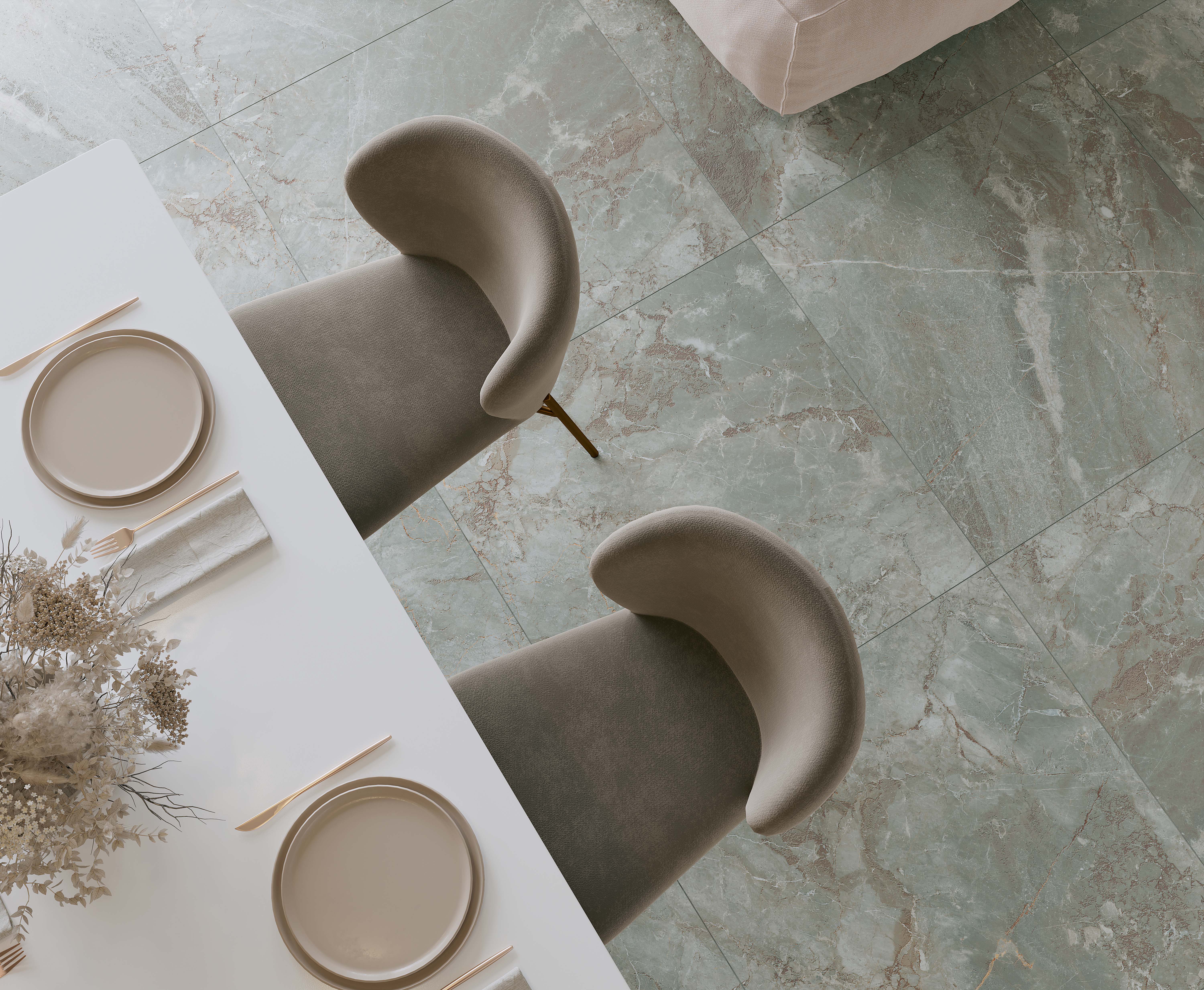 Керамогранит Laparet Gemini Olive 80x80 глянцевый