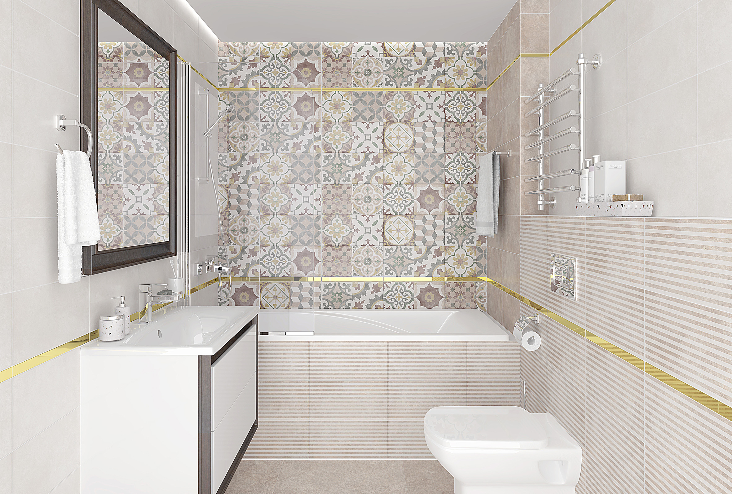 Керамическая плитка (08-00-06-2455) Laparet Atlas серый 20x40 матовый