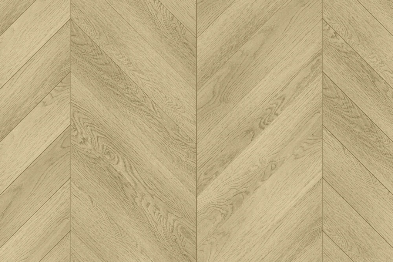 Кварцвиниловая плитка Aqua Floor Chevron Premium (Parquet) AF7015CVR 690x120 Дуб селект Светлый замковый кварц винил напольный