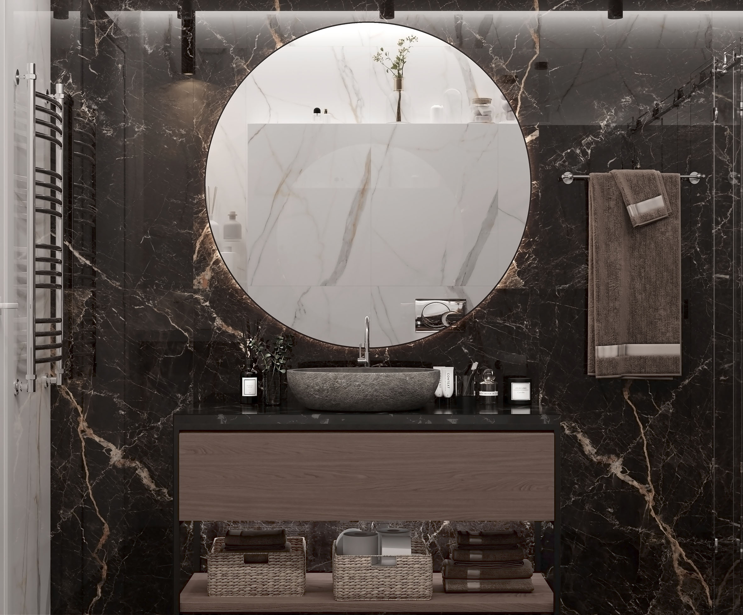 Керамогранит Laparet Xtreme Nero 60x60 полированный