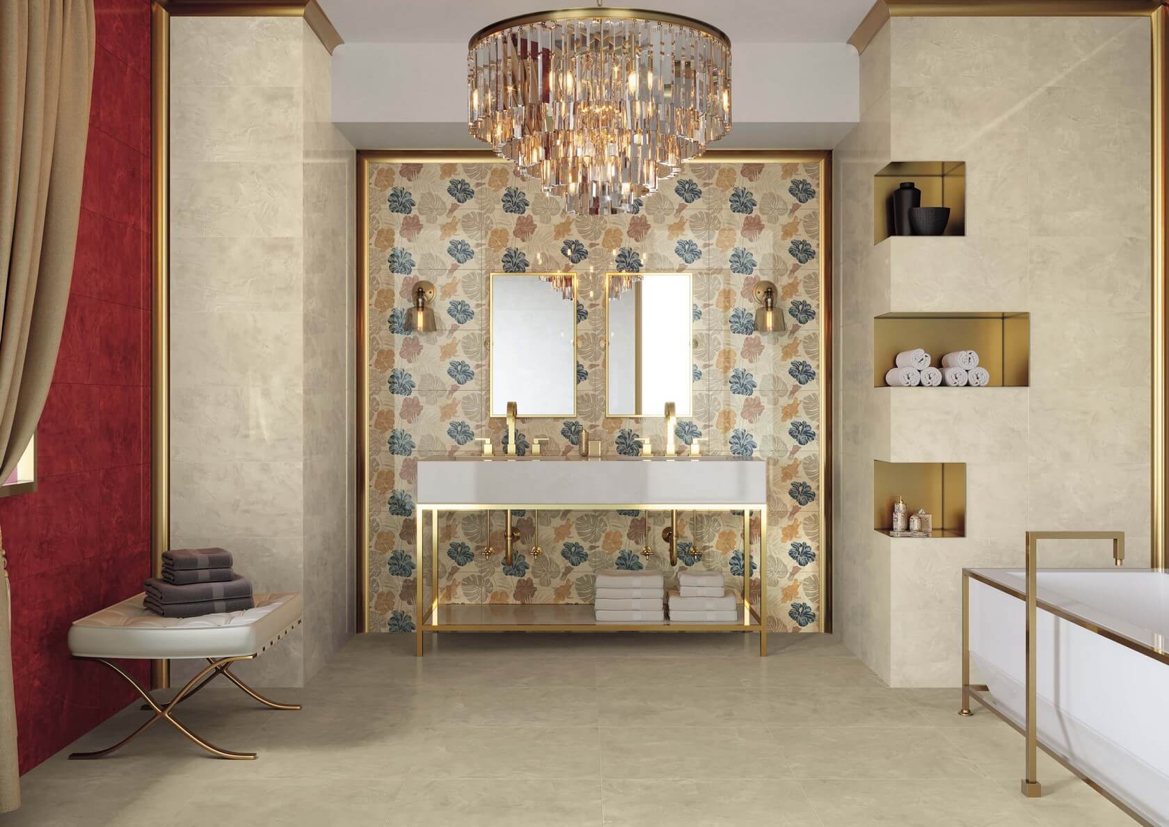 Ступень фронтальная Atlas Concorde Thesis Sand 33x60 матовая