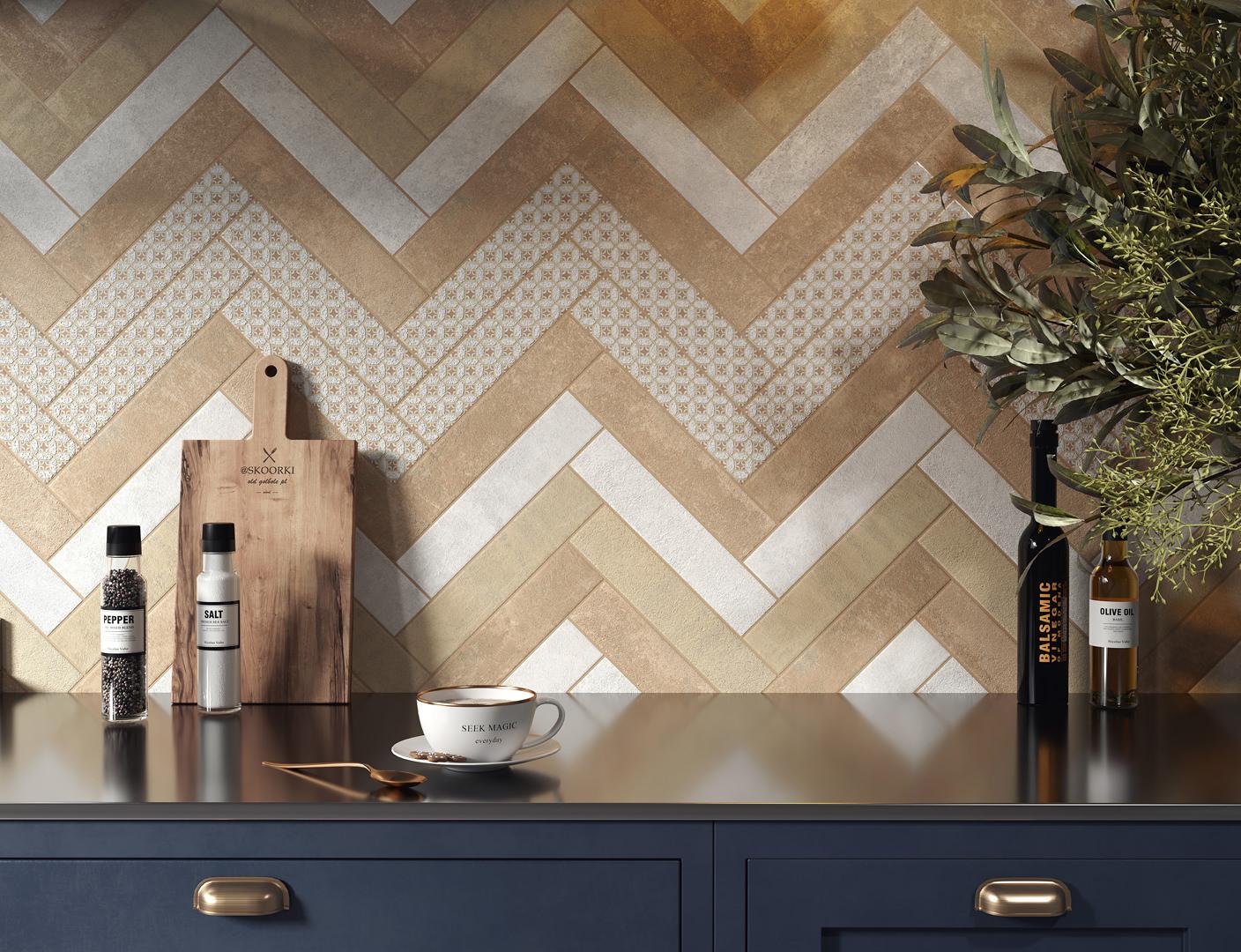 Керамическая плитка Kerama Marazzi 26310 Марракеш коричневый светлый матовая 6x28,5