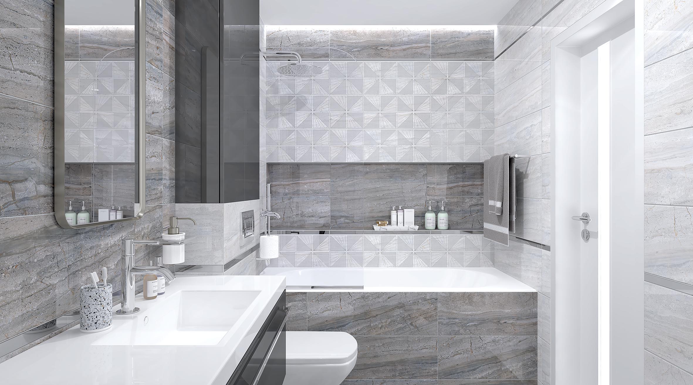 Керамогранит (MN 0053) Laparet Moon серый 60x60 матовый