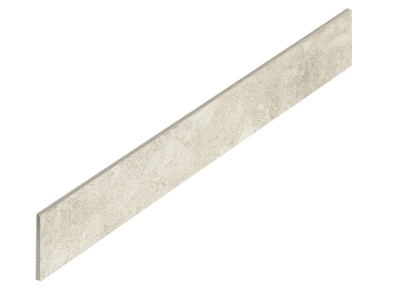 Плинтус ColiseumGres Крета Уайт 610130005390 белый 7.2x60