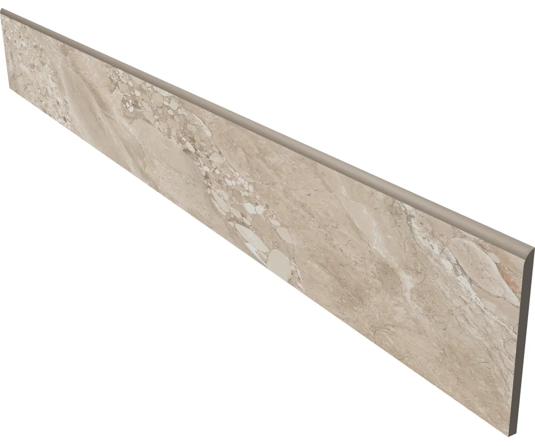 Плинтус Estima OM02 Ametis Oceanmist Beige 7x60 бежевый полир.