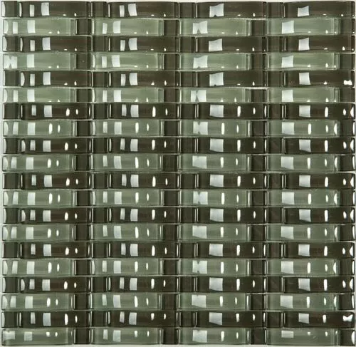 Мозаика NSmosaic S-814 стекло оливковый 31.3x31
