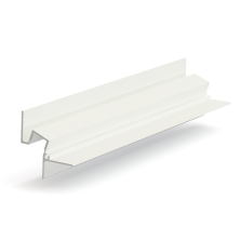 Теневой профиль потолочный GIPS CLASSIC под подсветку белый матовый RAL9016 43.8x44.1x3000мм, отступ 19мм