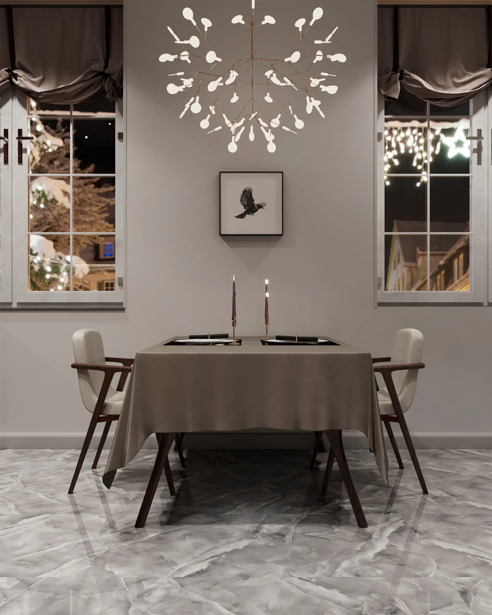 Керамогранит Аркадия Керамика RT6006-A Baikal Bianco Matt Rustic 60x60 белый