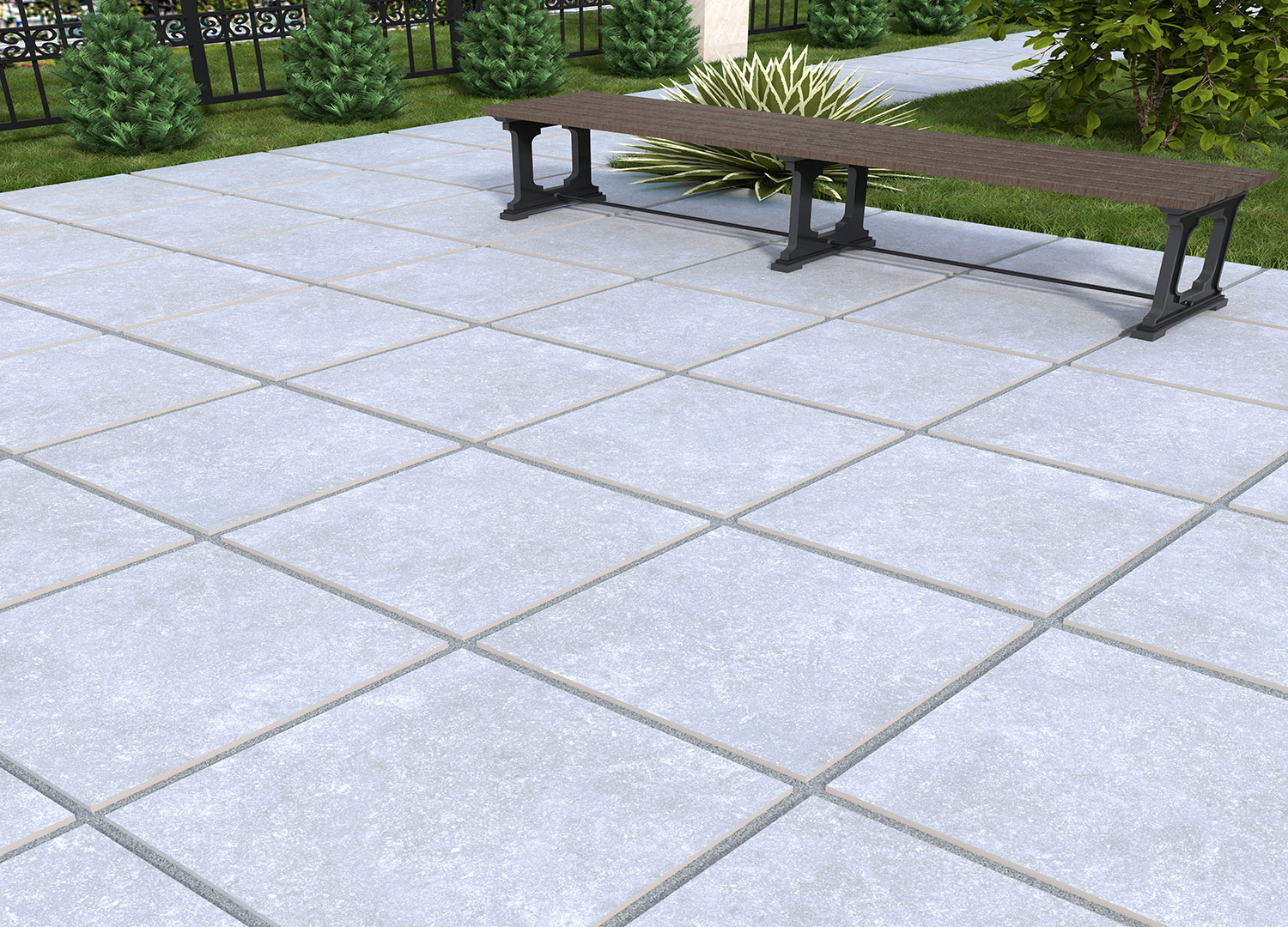 Керамогранит Persepolis Tile Specter Blue 69483 серый 60x60