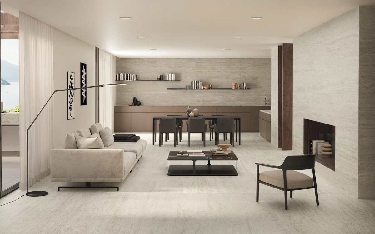 Керамогранит Atlas Concorde Marvel Travertine Sand Vein Matte 60x120 AFUA