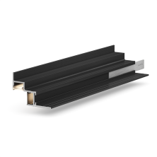 Теневая рейка Laconistiq Multilevel DUAL разноуровневая черный анодированная 46,7x31x3000мм под подсветку