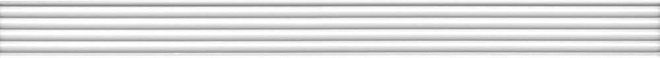 Бордюр Kerama Marazzi LSA013R Монфорте белый структура обрезной 3,4x40