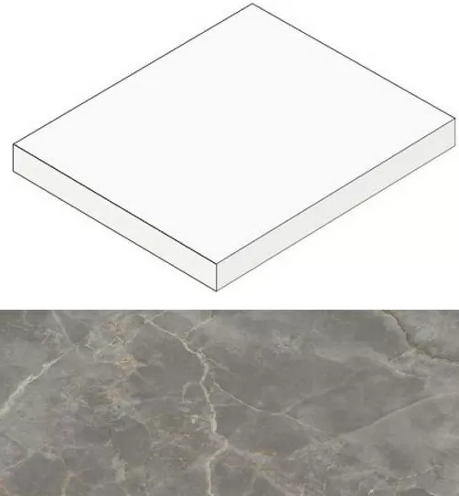 Ступень угловая Marvel Fior di Bosco Scalino Angolare Lappato AGJR 37.5x37.5