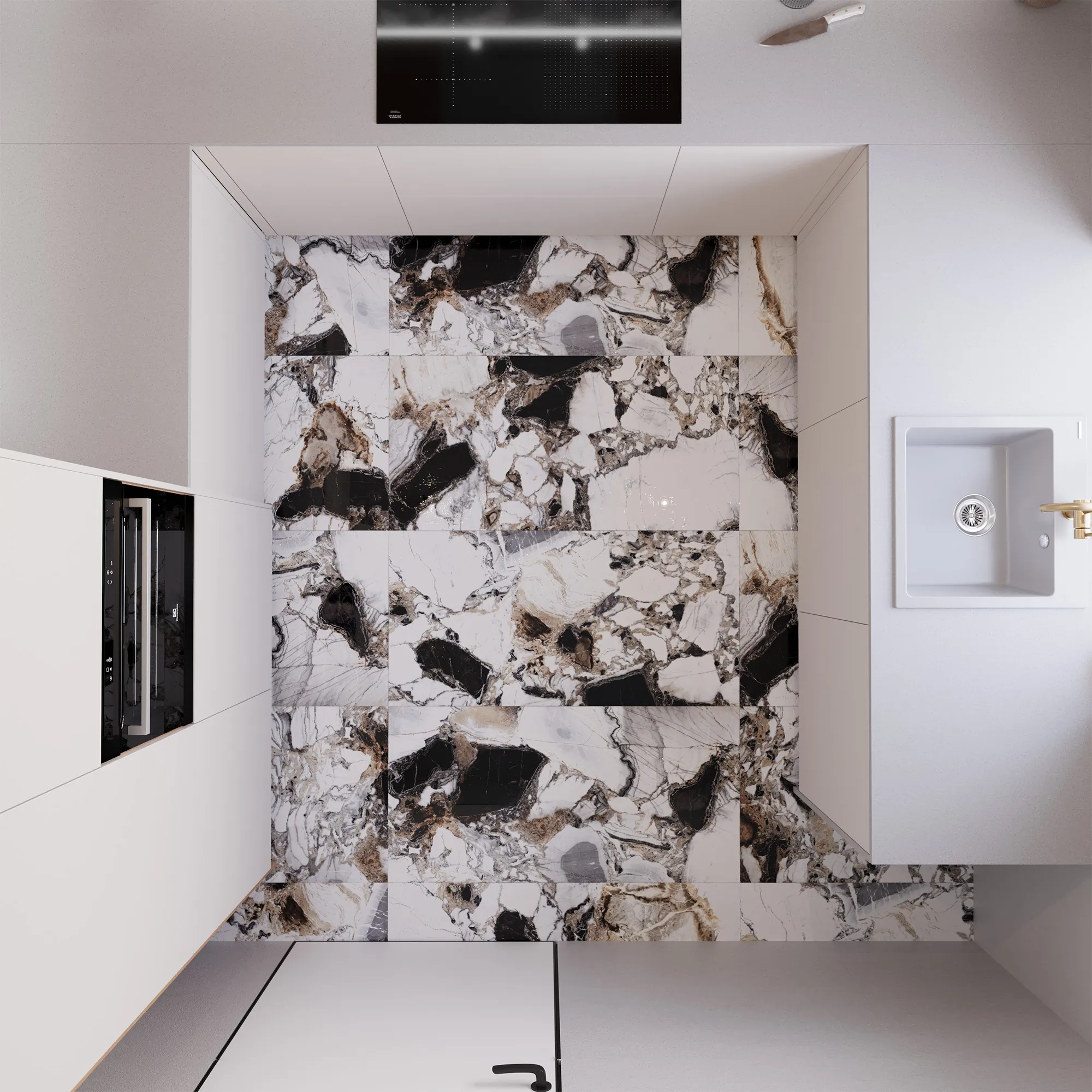 Керамогранит Аркадия Керамика HG2002-A Grande Crystal High Gloss 60x120 белый