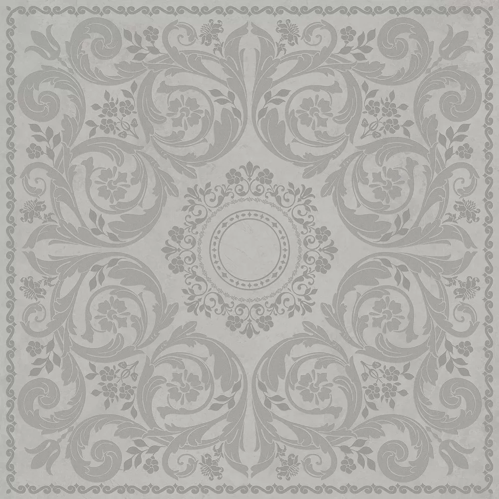 Декор Керама Марацци Venezia Риальто 2 серый матовый обрезной 80х80