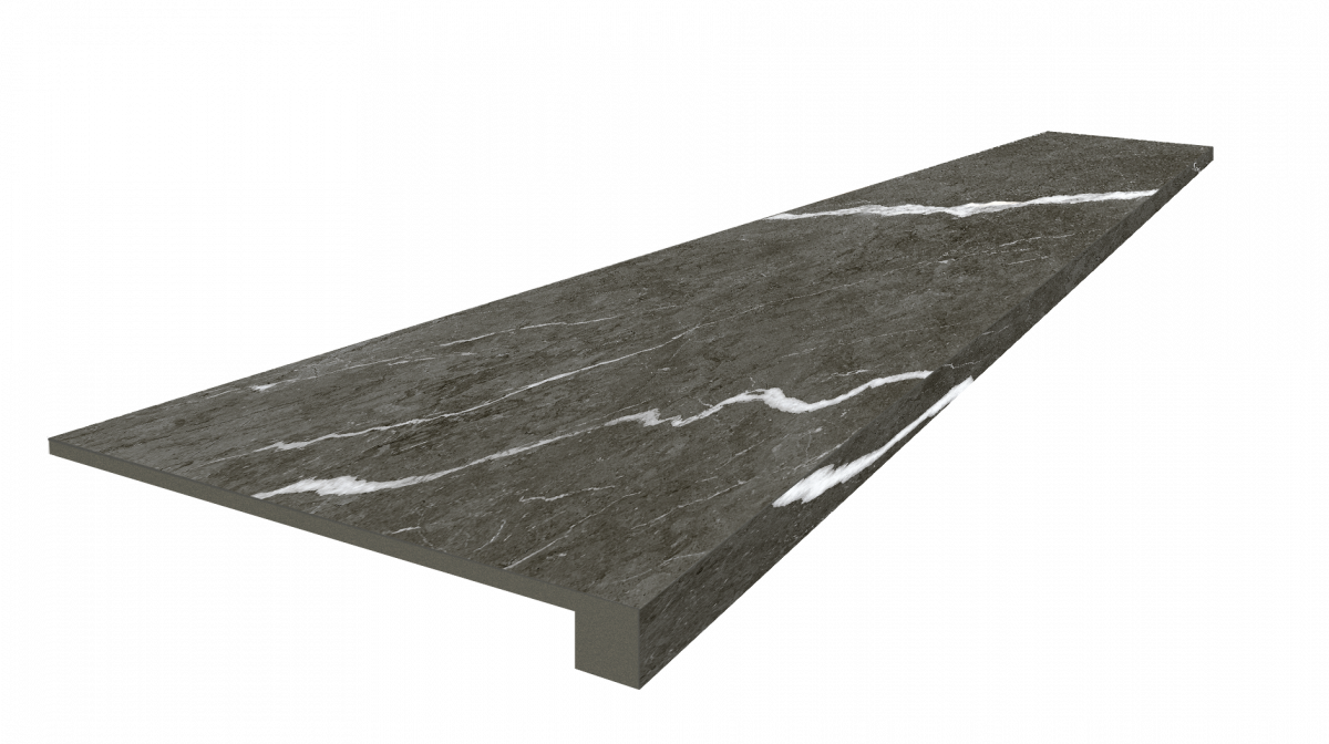 Ступень ColiseumGres Микеланджело Дарк фронтальная 620070002499 черный 33x60