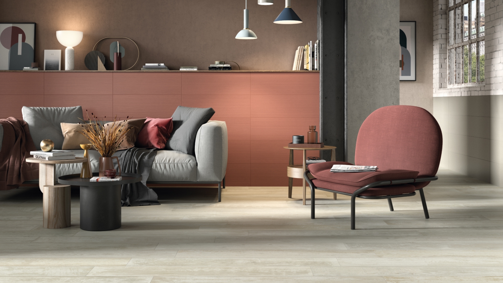 Керамогранит Italon Groove Ash 9,5x60