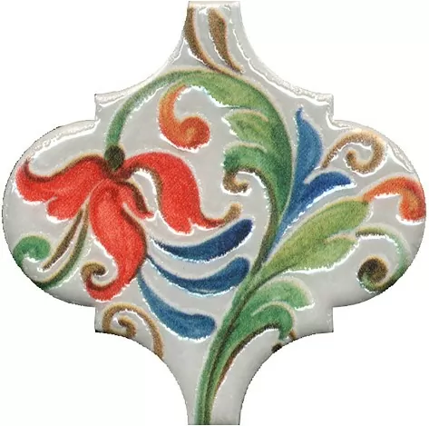 Декор Kerama Marazzi VT\A582\65000 Арабески Тоскана 6 глянцевый 6.5x6.5