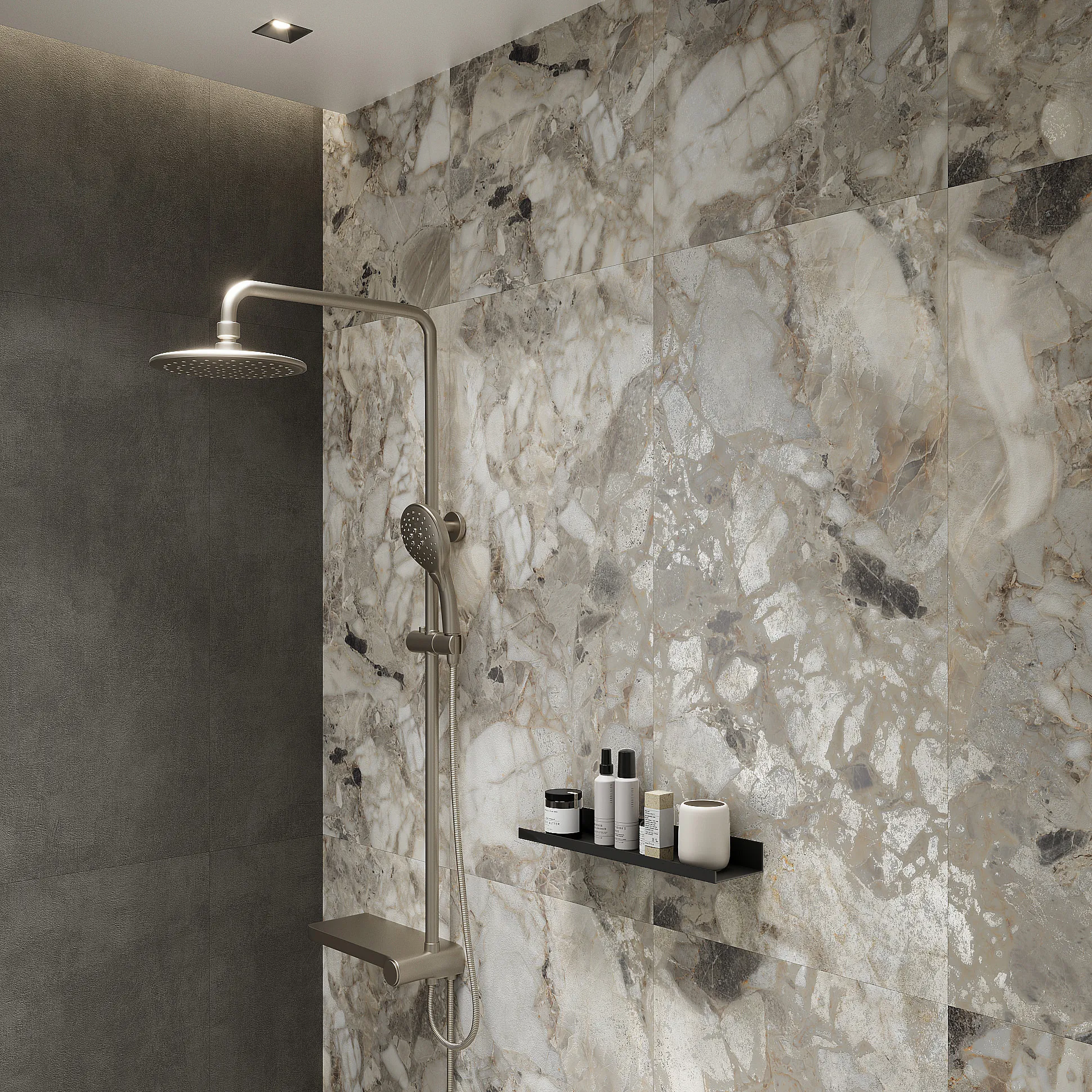 Керамогранит Аркадия Керамика FP1036-A Aragonite White Full Polished 60x120 белый