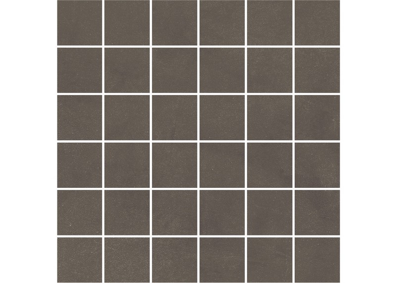 Мозаика Керама Марацци DD6418\MM Про Чементо мозаичный коричневый тёмный матовый 30х30