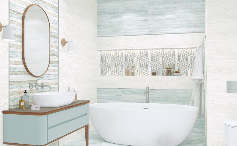 Керамическая плитка Alma Ceramica Уно TWU09TON014 разноцветный 24.9x50