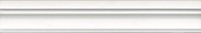 Бордюр Kerama Marazzi Магнолия Багет белый матовый обрезной 5x30 BLC025R