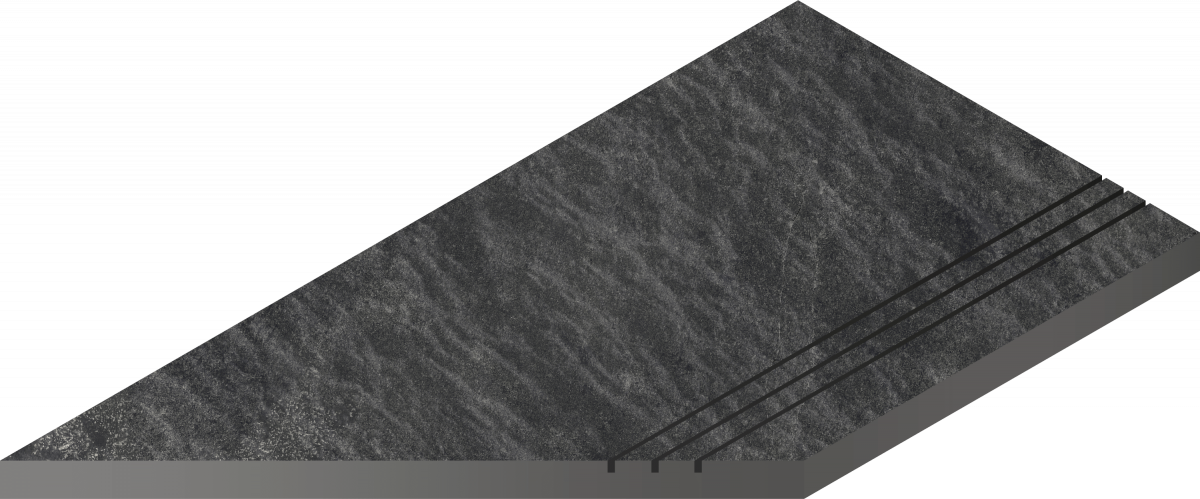 Бортик левый Italon Materia X2 Titanio 30x60