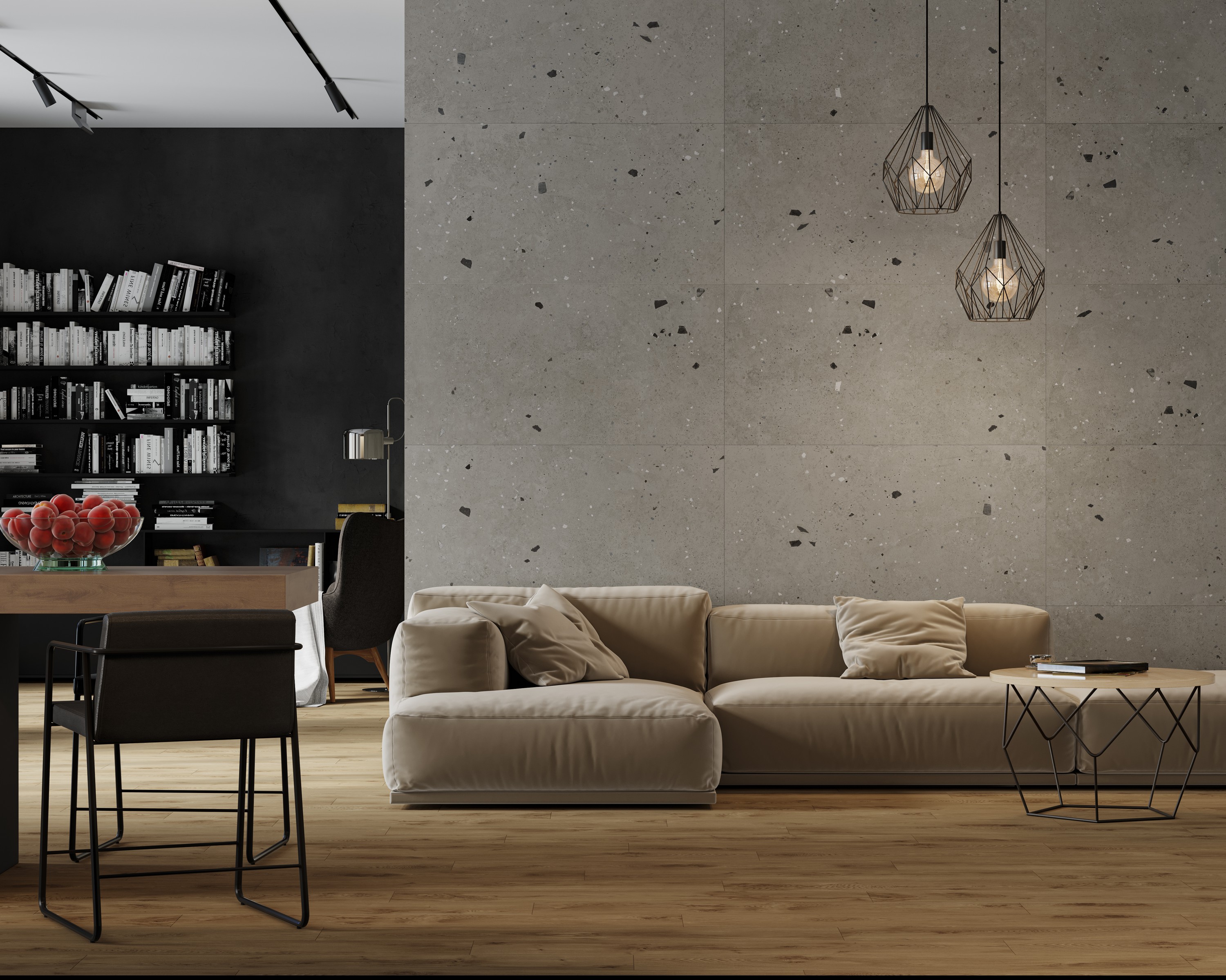 Керамогранит Etagi Grey 60x60 K-2015/MR/600x600x10