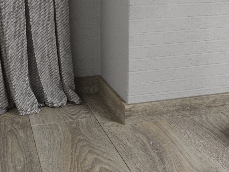 Плинтус ПВХ FineFloor Rich FF-1974 Дуб Понца