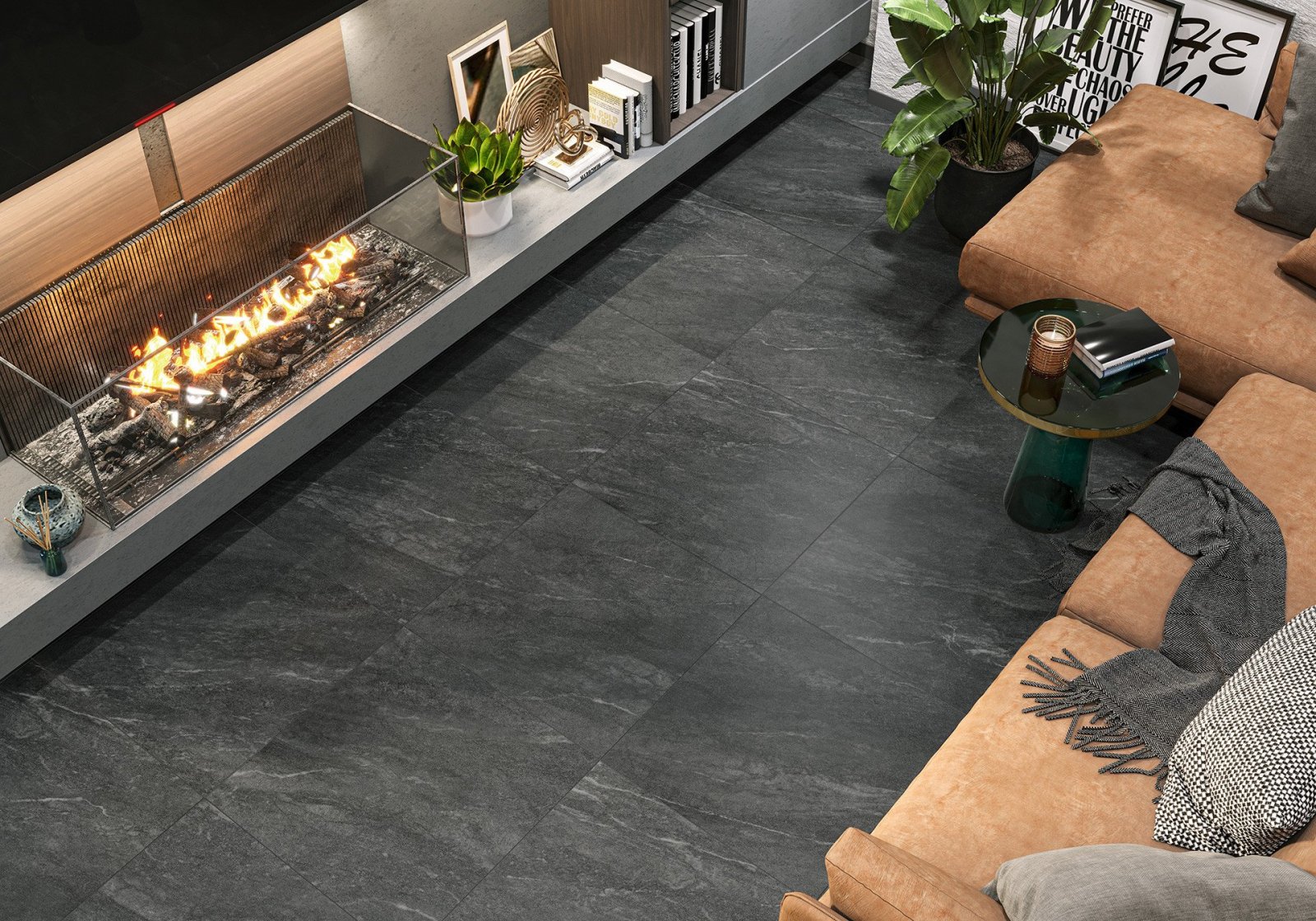 Керамогранит Alma Ceramica Angara GFU04ANG44R 60x60x9.5 коричневый