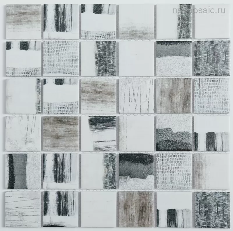 Мозаика NSmosaic R-323 коричневый 30.6x30.6