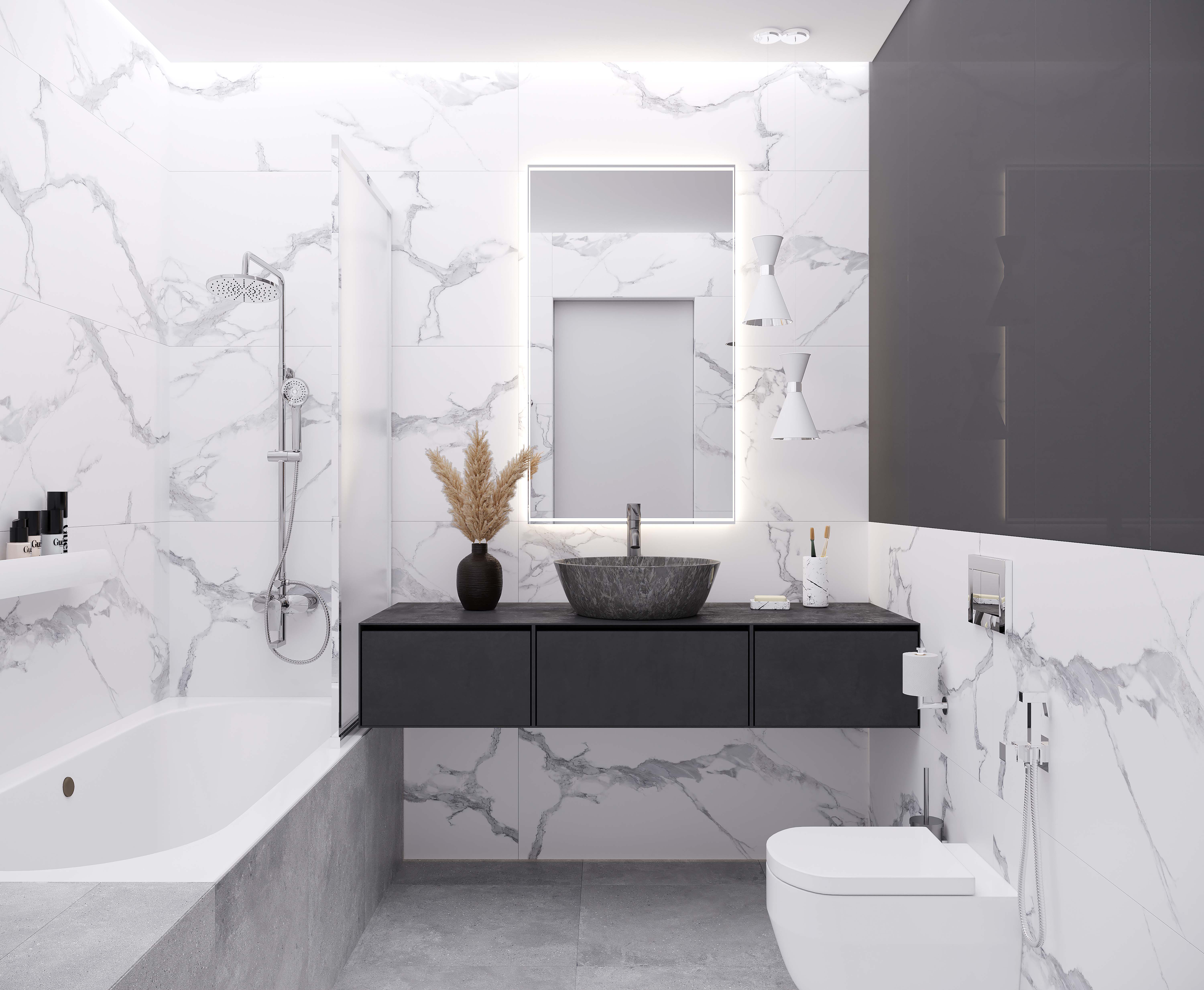 Керамогранит Laparet Statuario Crown белый 60x60 сатинированный