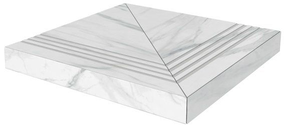Ступень Kerama Marazzi SG507102R\GCA угловая клееная универсальная Монте Тиберио лаппатированная 33x33