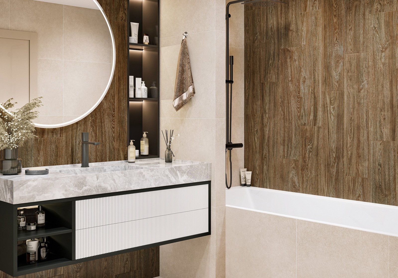 Керамогранит Alma Ceramica Soho GFA92SOH48R 20х90