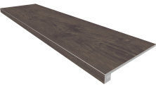 Комплект Estima SI04 Ametis Selection Walnut (Ступень 33x120 непол. прямоугол. бортик без насечек + Подступенок 14,5x120)