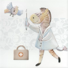 Декор Kerama Marazzi VT\A505\5009 Айболит 5 20x20