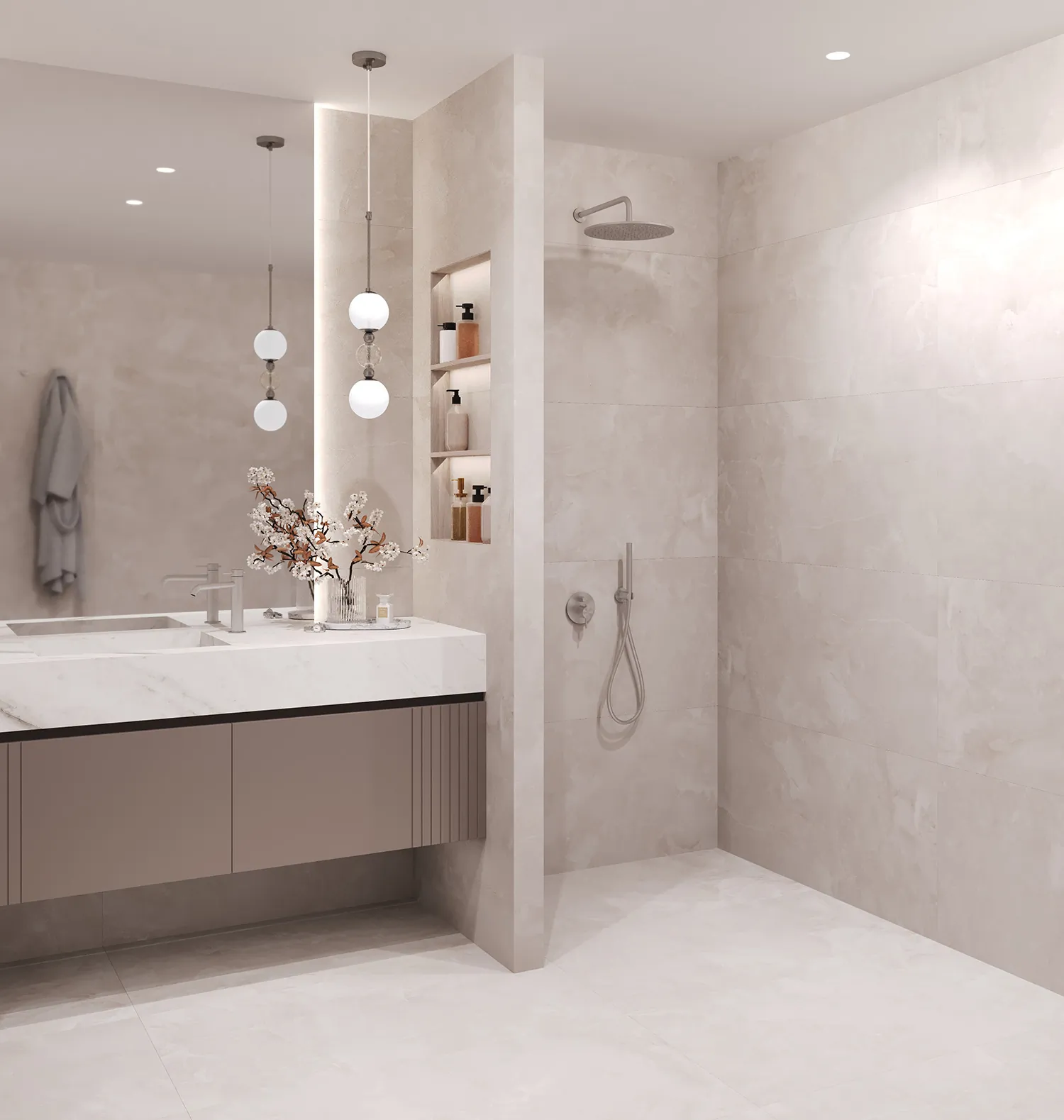 Керамогранит Старо Astra Ice Age Carving Satin 60x120 бежевый